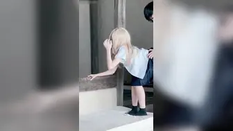 极品女神校花 反差学生萝莉初次体验口交