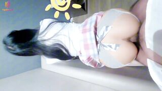 【国产新秀】穿着JK去和男友好兄弟逛街 结果被按在沙发上猛插不停输出小穴都被操坏了