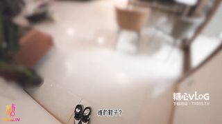 [糖心Vlog] 香汗淋漓的夏日偷情 捉奸在床反而欲求不满 - 星野兔