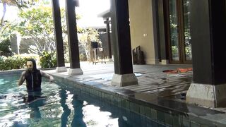 1白城出品 调教记录 泳池别墅紧缚调教