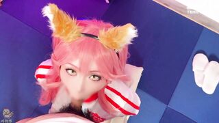 [糖心Vlog] 深喉嗦屌 玉藻前妻子的职责白虎穴榨干海一滴精液 - 鸡教练