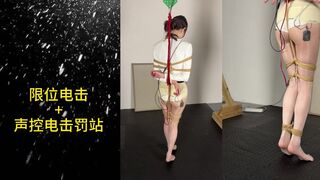 限位电击+声控电击罚站152 捆绑 调教 束缚 绳艺 SM